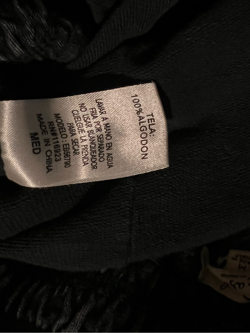 Easel Black & Light Blue mineral wash jogger pants - Picture 3 of 4